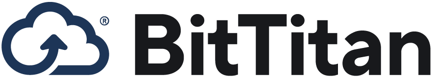 BitTitan logo of cloud outlined with arrow BitTitan logo of cloud outlined with arrow